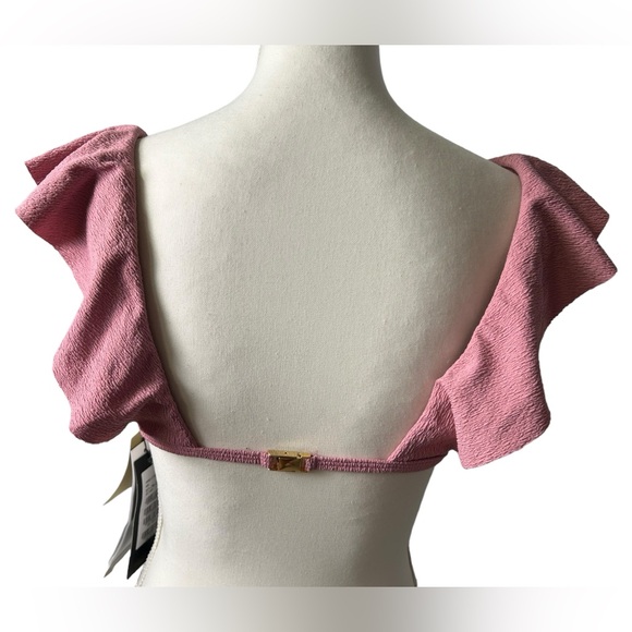 VIX PAULA HERMANNY Liz top D cup pink bikini swim top NWT - Picture 3 of 15